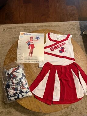 California Costumes Red and White High School Cheerleader Costume